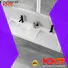 KingKonree rectangle wall mounted stainless sink sink for toilet