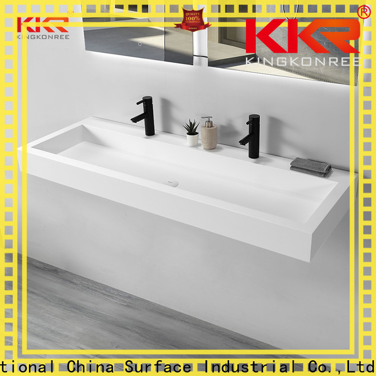 stable small wall hung sink design for hotel