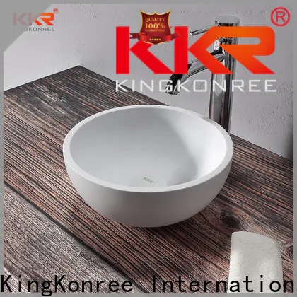 KingKonree elegant above counter square bathroom sink at discount for restaurant