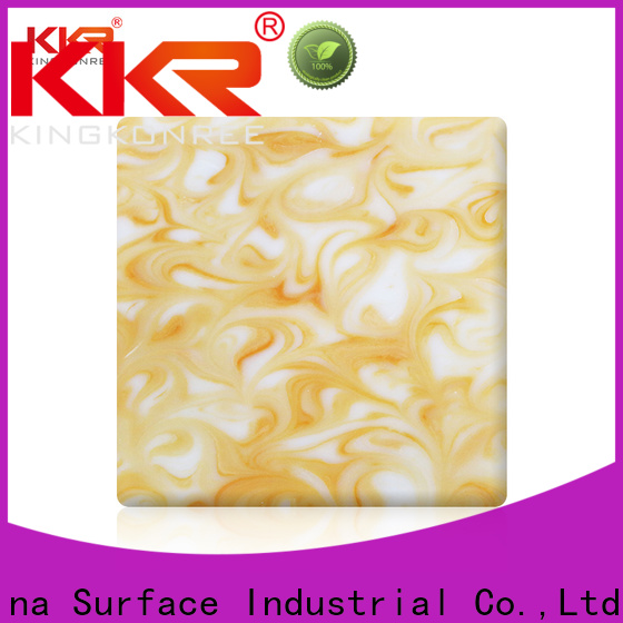 yellow artificial translucent stone ODM for hotel