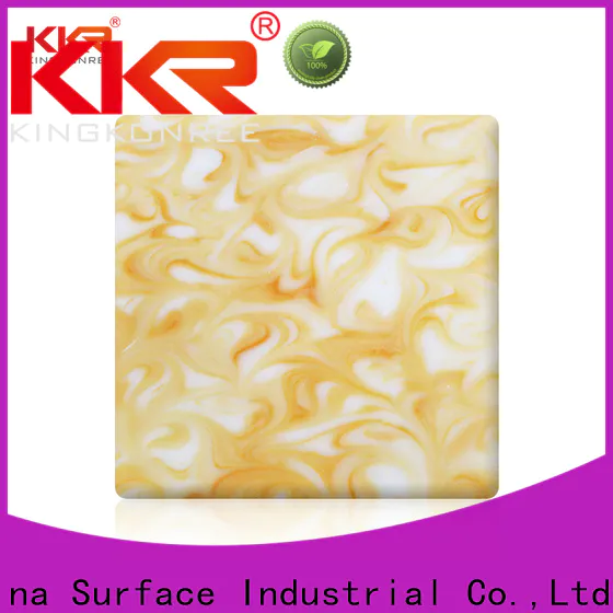 yellow artificial translucent stone ODM for hotel