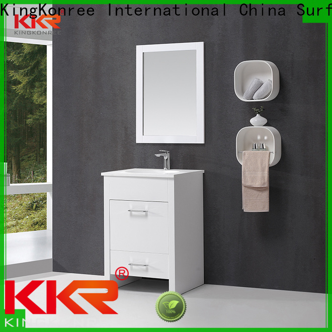 KingKonree durable under sink vanity cabinet latest design for hotel