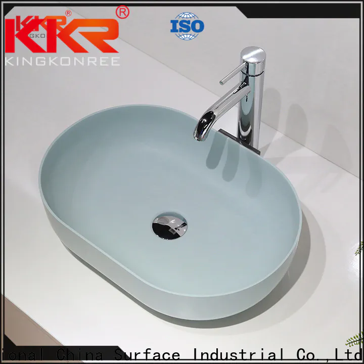 KingKonree approved bathroom vanity above counter basin cheap sample for restaurant