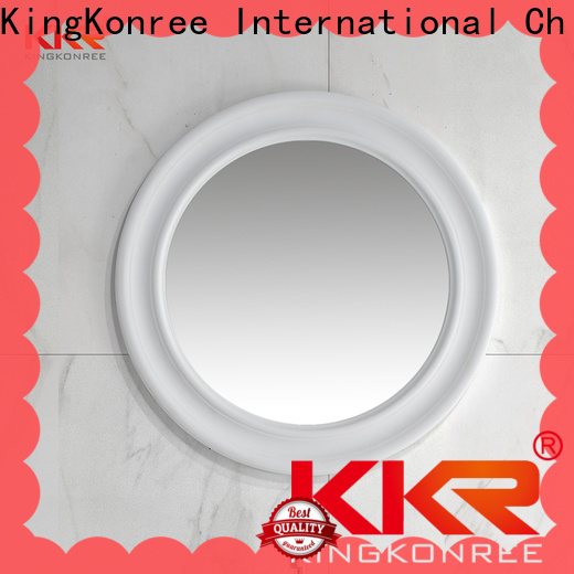 KingKonree acrylic bathroom mirror led lights manufacturer for hotel