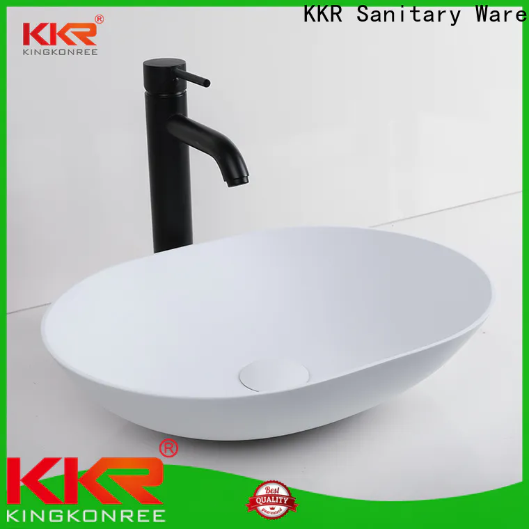 durable square above counter basin customized for restaurant