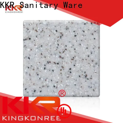 KingKonree white acrylic solid surface sheets customized for room