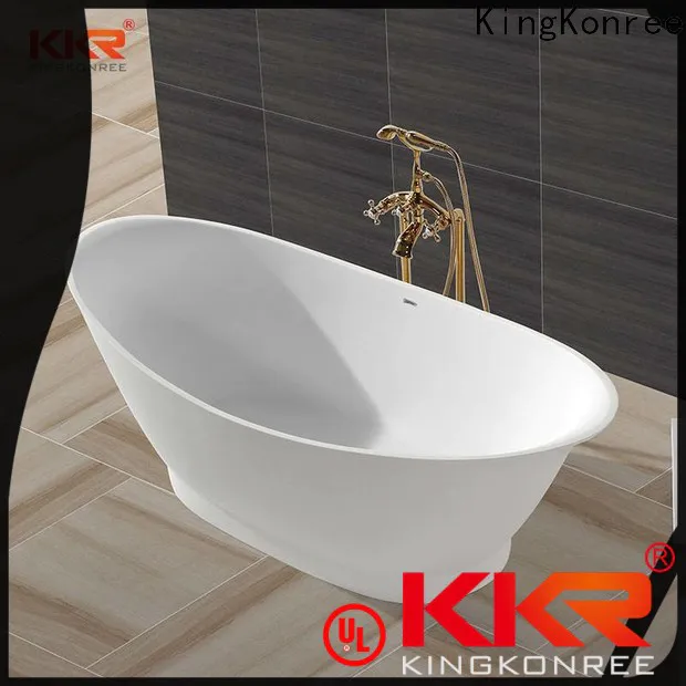 KingKonree durable oval stand alone bathtub supplier for bathroom
