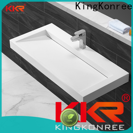 KingKonree 6mm stone wall mount sink design for home