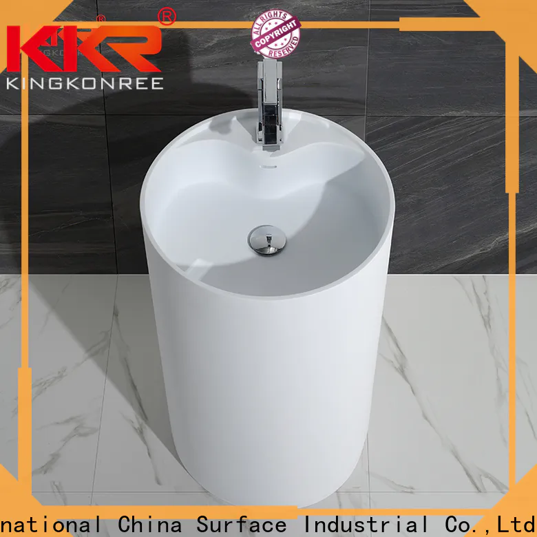 KingKonree freestanding vanity sink customized for bathroom