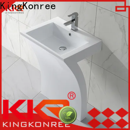 KingKonree bathroom free standing basins factory price for hotel