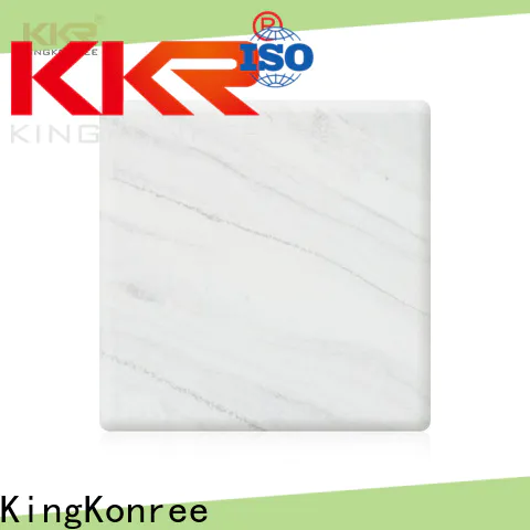 KingKonree solid surface sheet slabs customized for indoors