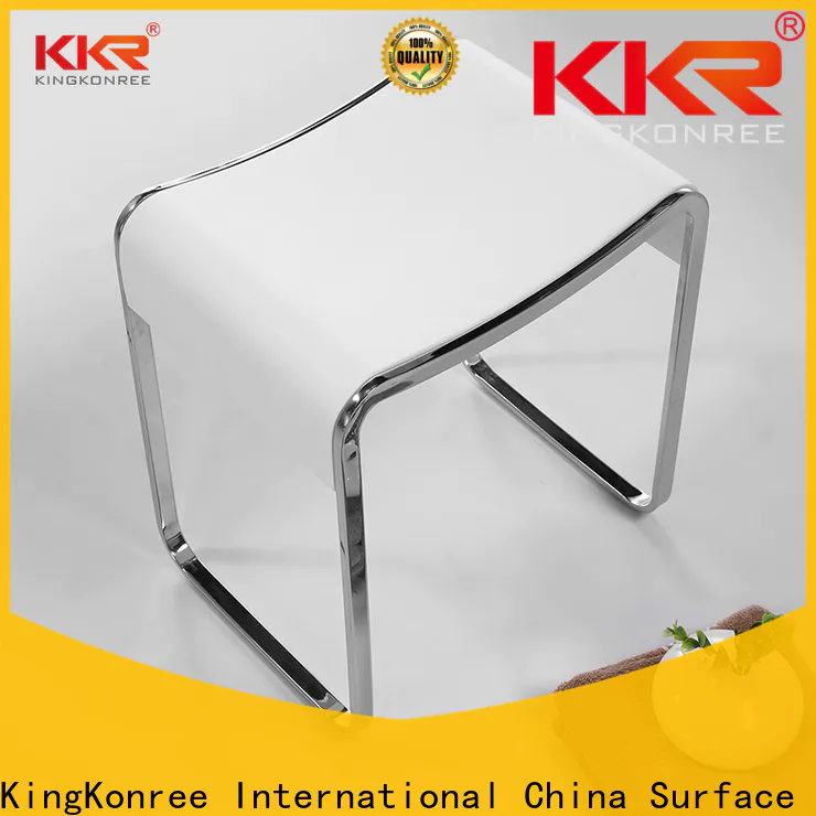 KingKonree artificial bathroom shower stool factory for room