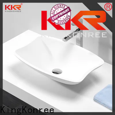 KingKonree round above counter basin supplier for restaurant