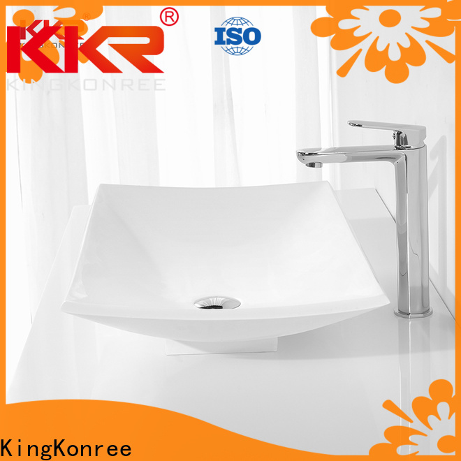 KingKonree durable above counter sink bowl supplier for room