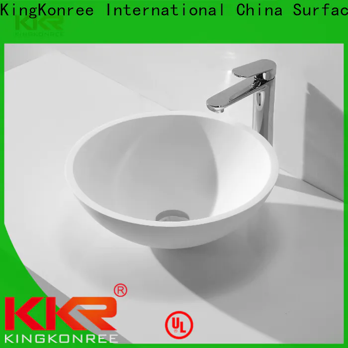 KingKonree approved small above counter basin cheap sample for home