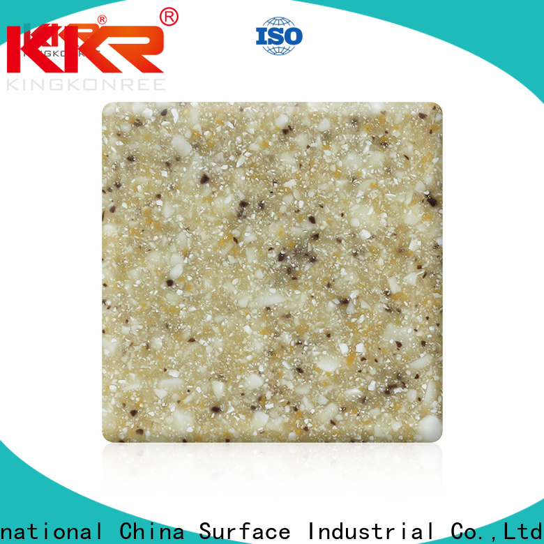 KingKonree marble white solid surface countertops manufacturer for hotel