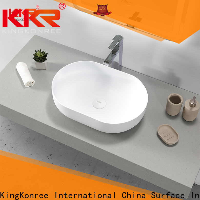 excellent above counter basins design for room
