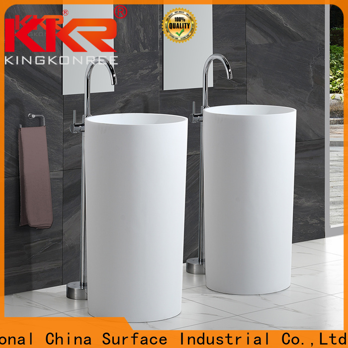 KingKonree thick freestanding vanity basins factory price for home