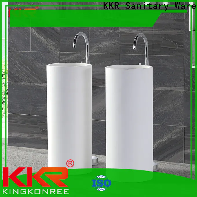 KingKonree round freestanding basin supplier for bathroom