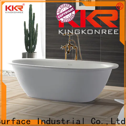 KingKonree matt freestanding bath manufacturer for family decoration