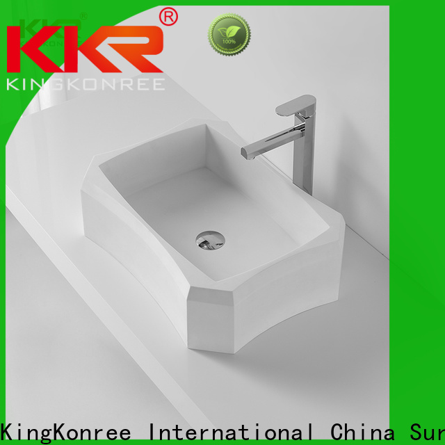KingKonree black bathroom countertops and sinks design for restaurant