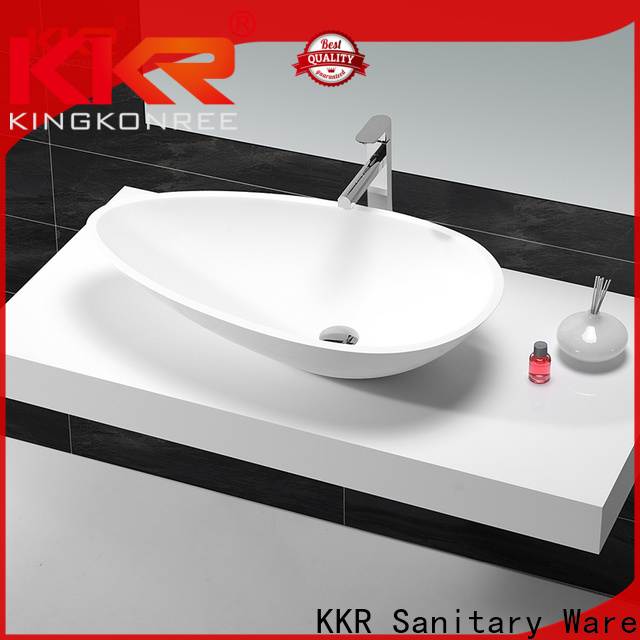 KingKonree above counter square bathroom sink manufacturer for restaurant