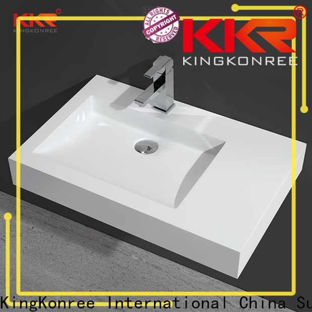 selling wall mounted basin with towel rail manufacturer for bathroom