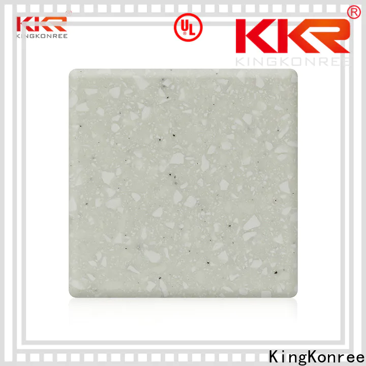 KingKonree acrylic solid surface sheet manufacturer for restaurant