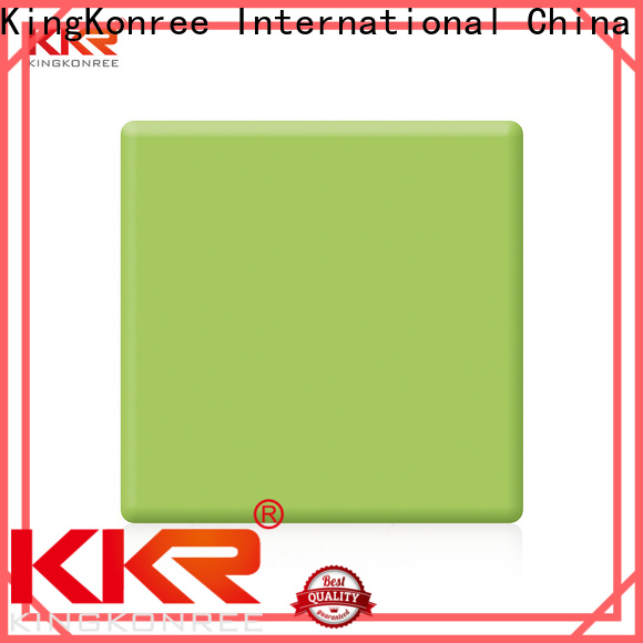 KingKonree chips solid surface countertop sheets manufacturer for restaurant