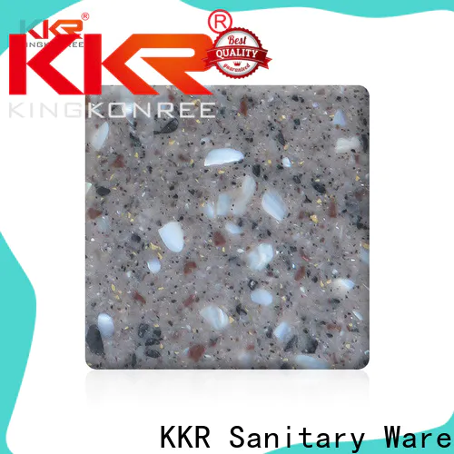 KingKonree grey best solid surface countertops manufacturer for room