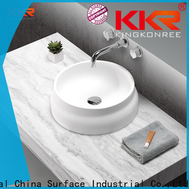 KingKonree above counter lavatory sink at discount for home