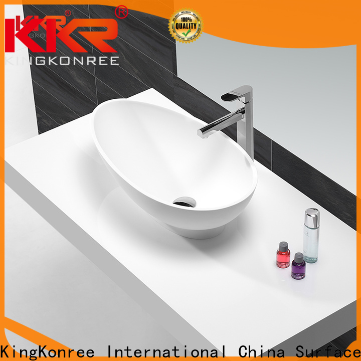 KingKonree excellent above counter basin round cheap sample for home
