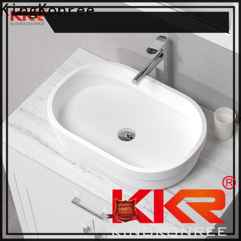 KingKonree small above counter bathroom sinks cheap sample for home