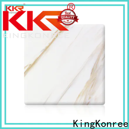 artificial solid surface sheets supplier for hotel