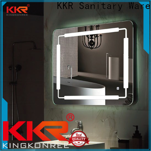 KingKonree led mirror circl supplier for bathroom