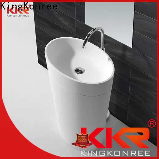 KingKonree freestanding vanity sink factory price for bathroom