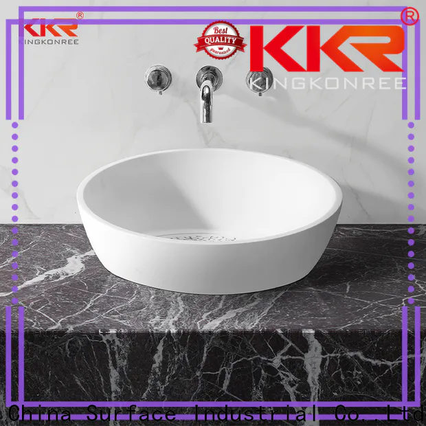 KingKonree elegant above counter bathroom sink bowls at discount for home