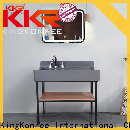 KingKonree tops grey bathroom countertops customized for bathroom