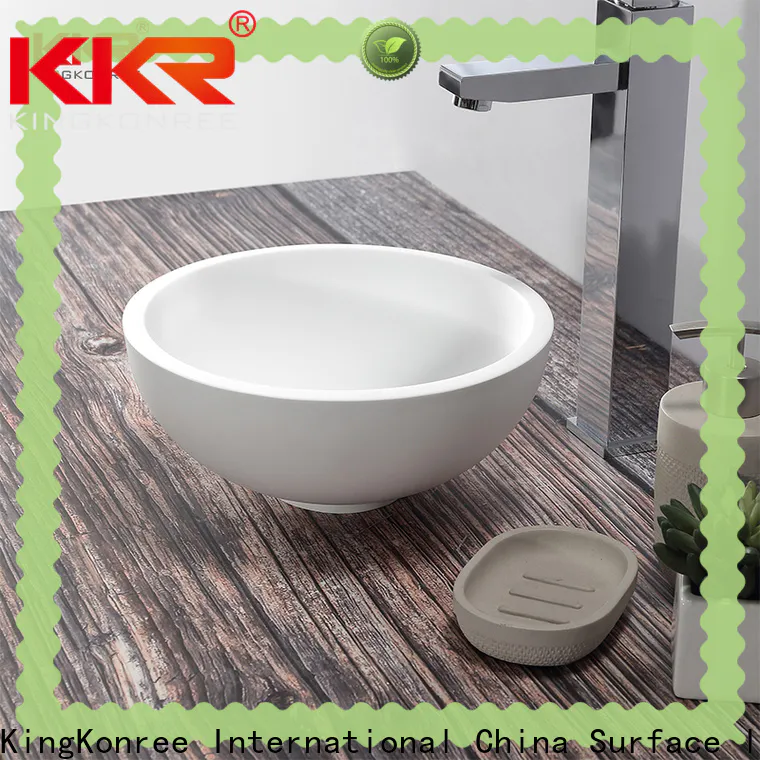 KingKonree rectangle above counter basin customized for home