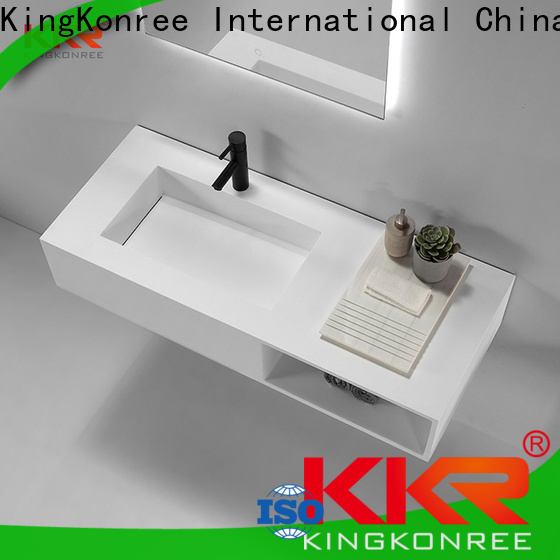 KingKonree small wall mounted washbasin customized for toilet