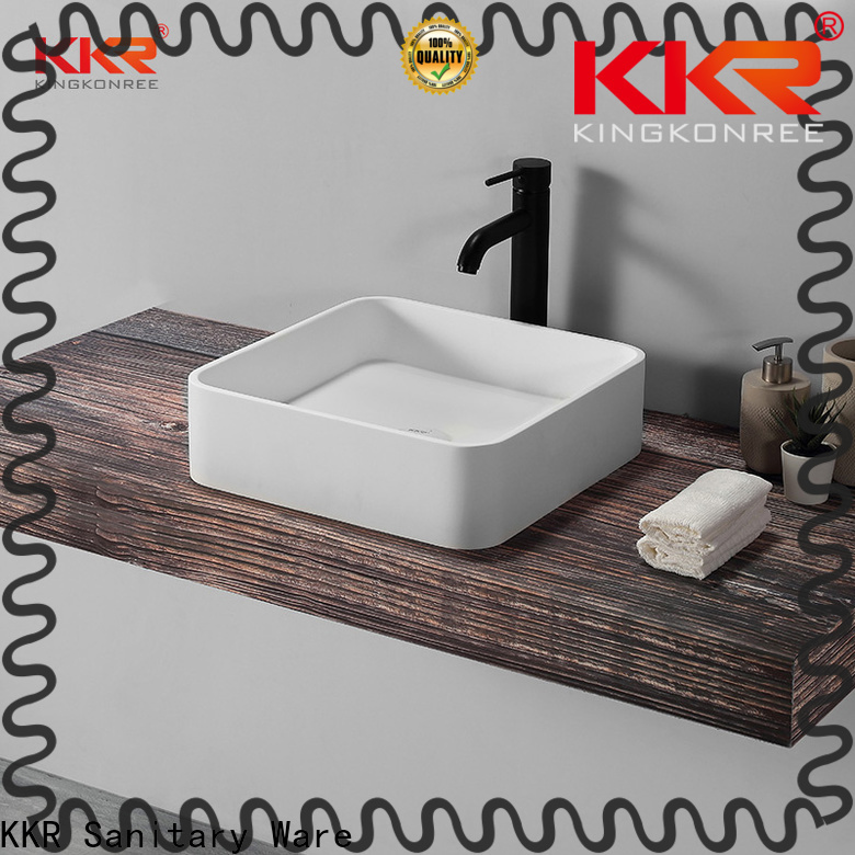 KingKonree pure vanity wash basin supplier for hotel