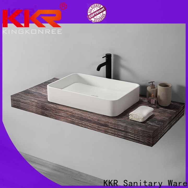 KingKonree marble bathroom vanity above counter basin cheap sample for room
