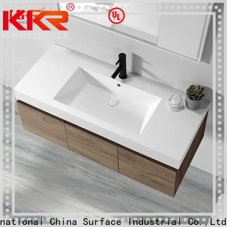 KingKonree smooth hand basin with cabinet manufacturer for toilet