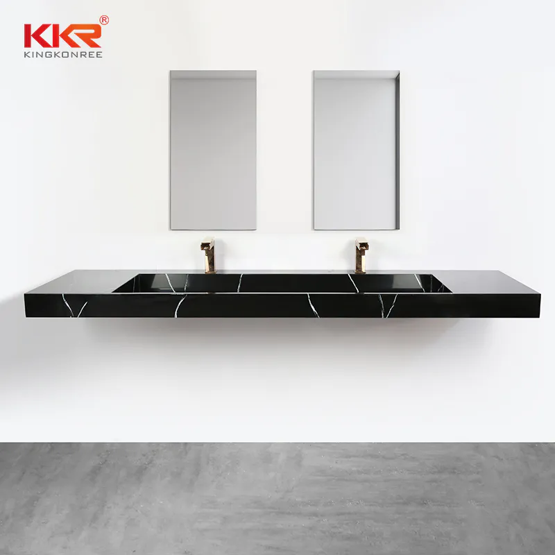 KKR Washbasin New Italian Design Sanitary Ware Bathroom Furniture Double Wash Basin Sink KKR-USVS-72 - M8858