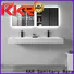 KingKonree solid surface wall hung basin manufacturer for bathroom