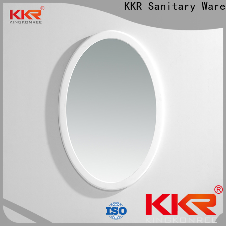 wall-mounted led standing mirror customized design for toilet