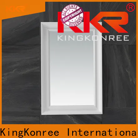 KingKonree royal travel led light makeup mirror box customized design for home
