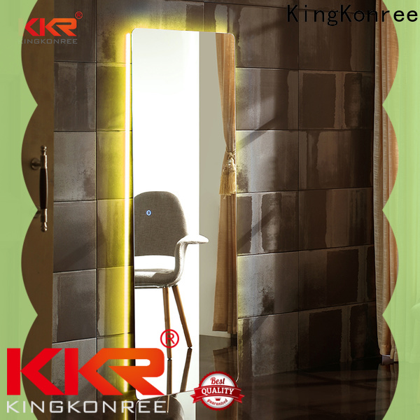 KingKonree elegant mini led mirror customized design for home