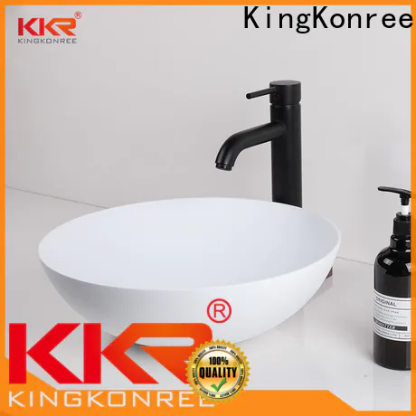 KingKonree oval above counter basin customized for hotel