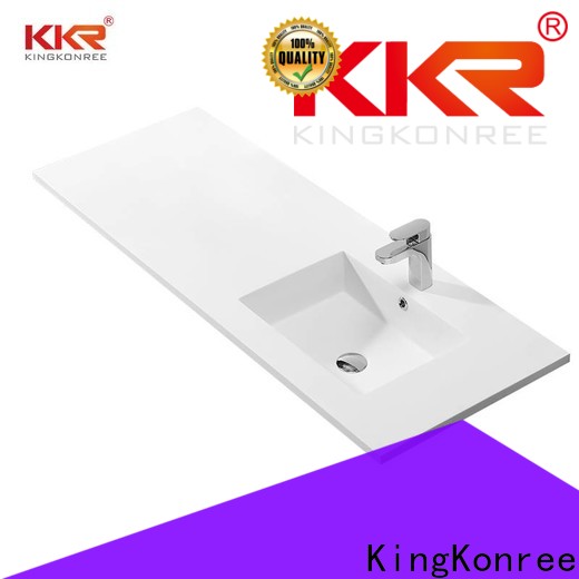 KingKonree bathroom vanity with basin on top customized for bathroom